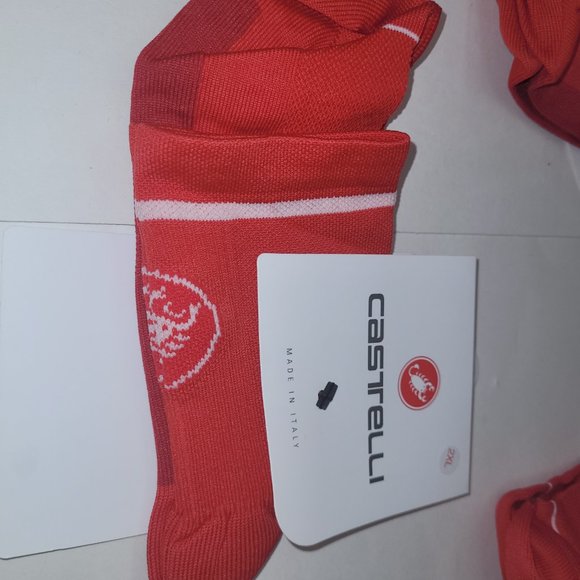 Castelli Entrata 13 Socks Men's 2XL US 11-14 EUR 44-47 Cycling Socks - Picture 5 of 5